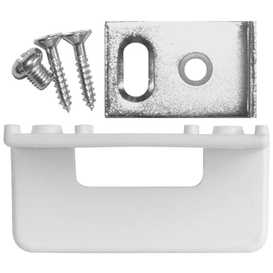 Rolltrak Plastic Door Guide - 63mm Size - Adjustable - Durable Design - Auzzistore