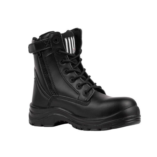 She Wear Vegan Women's Safety Workboots - Size 8 - Black - 200 Joules Impact Resistance - Slip-Resistant – view 2
