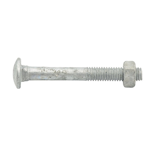Zenith M6 x 50mm Hot Dip Galvanised Cup Head Bolts Nuts 25 Pack – view 2 - Auzzistore