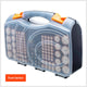 Taskmaster Double Sided Battery Storage Case - Holds 168 Batteries - 345mm x 230mm x 90mm - Includes Battery Tester