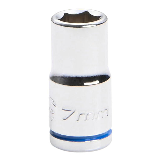 Kincrome Socket - 7mm - Chrome Vanadium Steel - Mirror Polish Finish - Auzzistore
