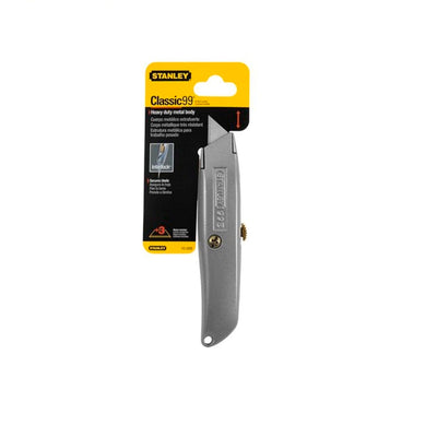 Stanley Retractable Trimming Knife - 6" Metal - Lightweight - Secure Blade
