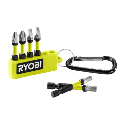 Ryobi 50mm 6 Piece Mixed Diamond Grit Impact Driving Bit Set - Durable - Secure Fit