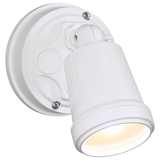 Brilliant Raptor III Single LED Flood Light - 10W - 800 Lumens - White - Adjustable – view 2
