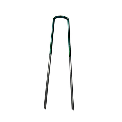 Jack Galvanised Green Synthetic Turf Pegs 150mm Steel 20 Pack