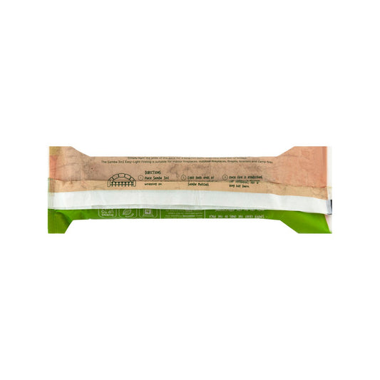 Samba Single Wax Fire Log - 1.08kg - Easy To Light - Burns 2 Hours – view 2 - Auzzistore