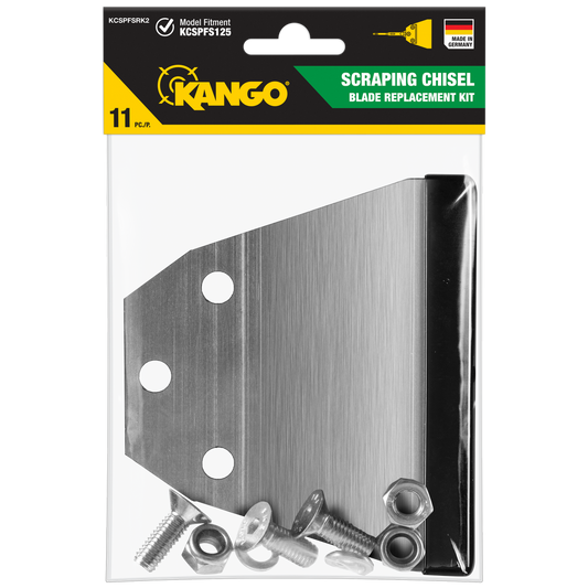 Kango 125mm x 125mm SDS Plus Floor Scraping Chisel Repair Kit - Durable Alloy - Efficient Scraping - Auzzistore