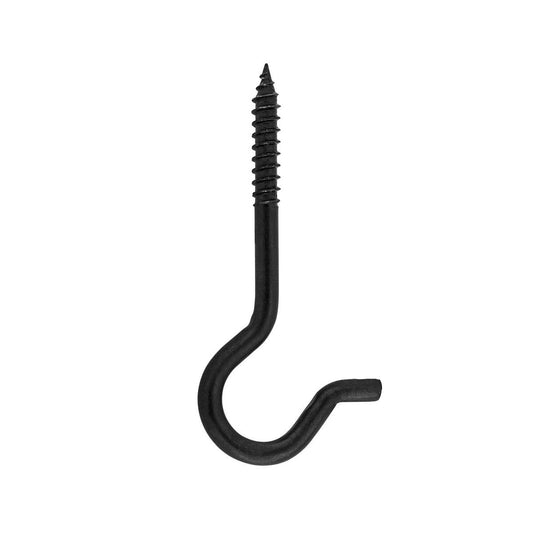 Pinnacle Ceiling Hook - Matte Black - 6mm - Pack of 17 - 90 x 7.6mm - Auzzistore