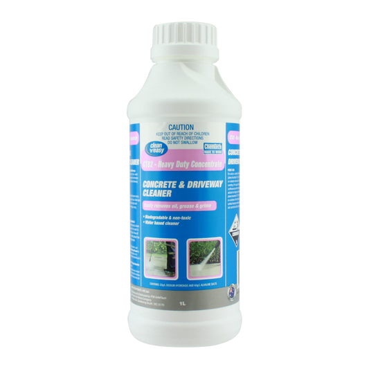 Chemtech Concrete Cleaner 1L Water-Based Safe For Coloured Concrete