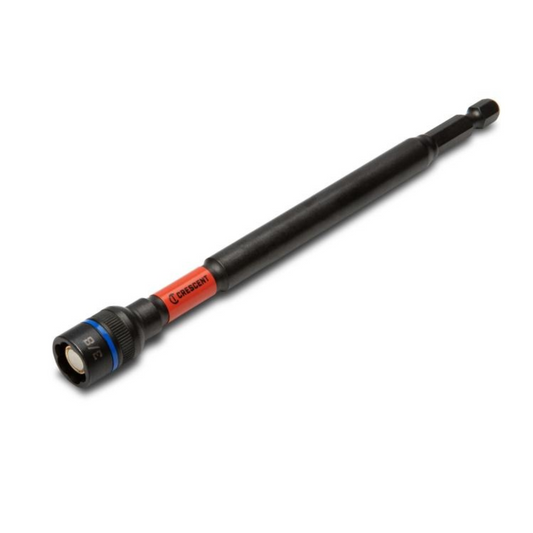 Crescent Bolt Biter Magnetic Impact Nut Driver & Extractor 3/8" x 6" - Durable Chrome-Molybdenum - Bi-Directional Design – view 2 - Auzzistore
