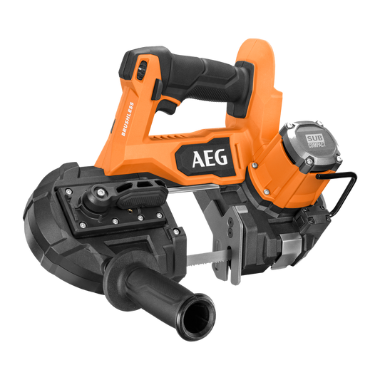 AEG 18V Sub Compact Brushless Band Saw - 63mm - Lightweight - Tool-Free Blade Change - Auzzistore
