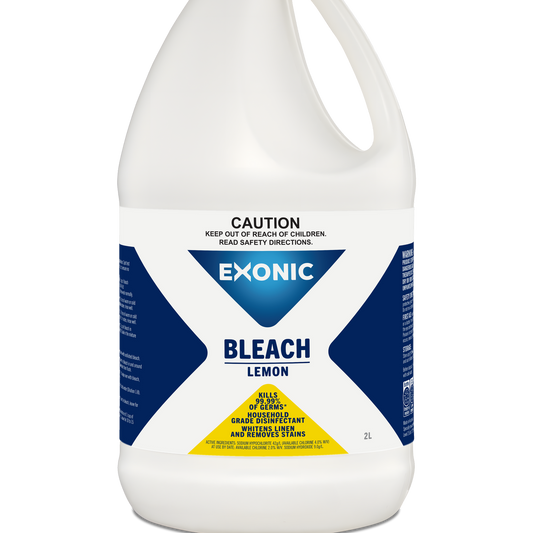 Exonic 2L Bleach - Household Disinfectant - Lemon Fragrance - 2L