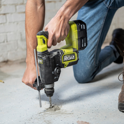 Ryobi 18V One HP Brushless SDS Rotary Hammer RSDS18X - 2.6kg - Drilling & Chiselling
