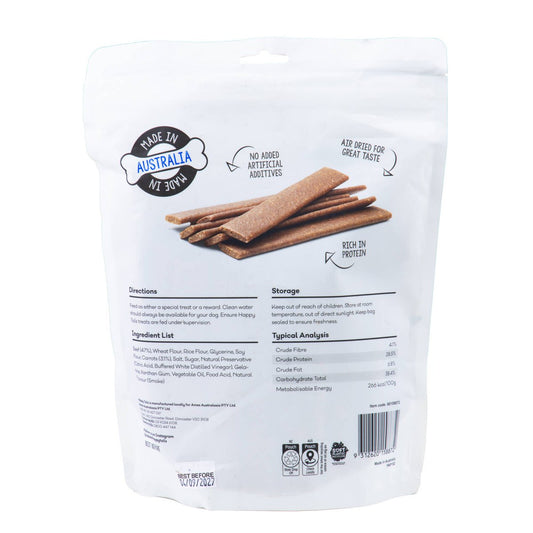 Happy Tails Beef and Vegetable Straps Dog Treats - 1kg - Chewy - Protein Rich – view 2