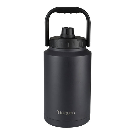 Marquee 3.8L Insulated Jug - Black Stainless Steel - Leak-Resistant Spout - Auzzistore