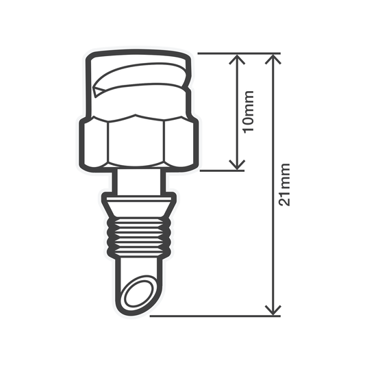 Holman Brass Micro Spray 1/4 Circle 8.5mm Brass Precision Watering – view 2 - Auzzistore