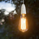 Deta White Suspension Lamp Holder - B22 Bayonet - 40mm Polyester - Easy Grip