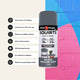White Knight Squirts Medium Grey Gloss Spray Paint 310g Durable Finish