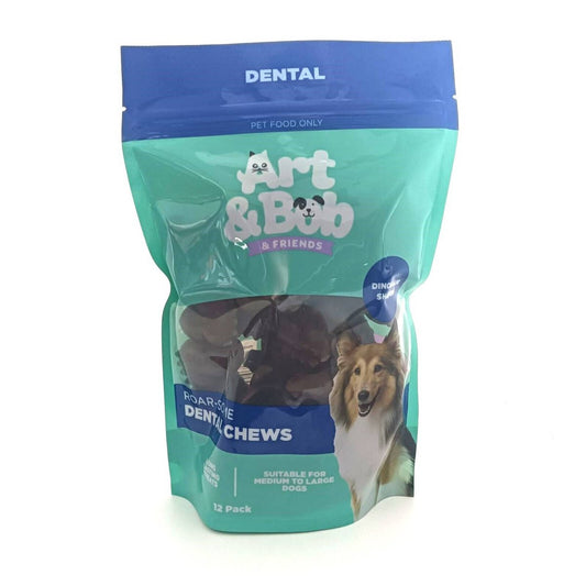 Art Bob Dental Chews 12pk - Medium to Large Dogs - Long-Lasting Treat