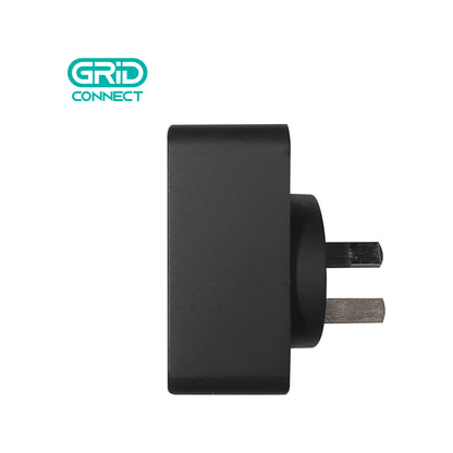 Arlec Grid Connect Black Smart Plug In Socket With Energy Meter