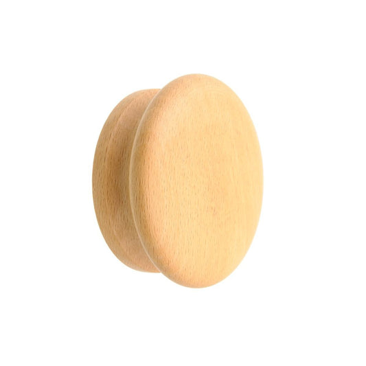 Prestige 70mm Beech Large Round Knob - Oak Timber - Easy To Carry