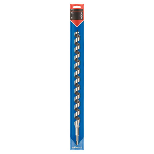 Sutton Tools Long Auger Bit 500 x 25mm Steel Fast Drilling - Auzzistore