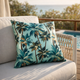 Mojo Cushion Cover - 60cm - Polyester - L.A. Palm Blue Design