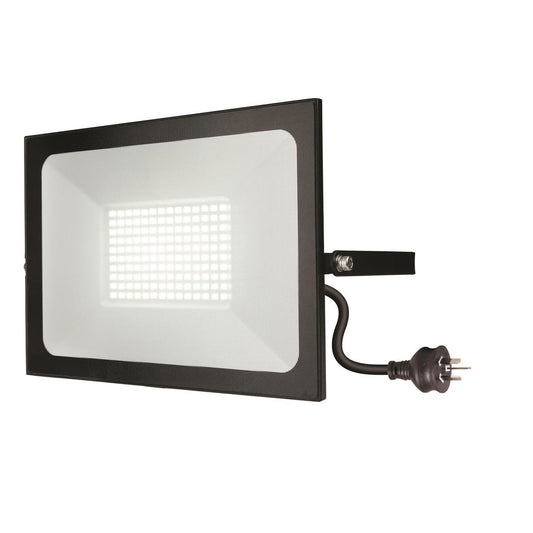 Brilliant 100W Black Stealth II LED Slim Panel Flood Light 285mm x 250mm - Auzzistore