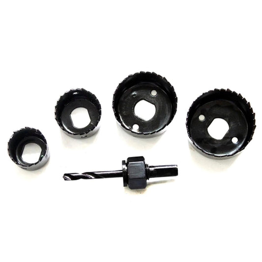 Craftright 5 Piece Hole Saw Set - Carbon Steel - 32-54mm - Durable - Auzzistore