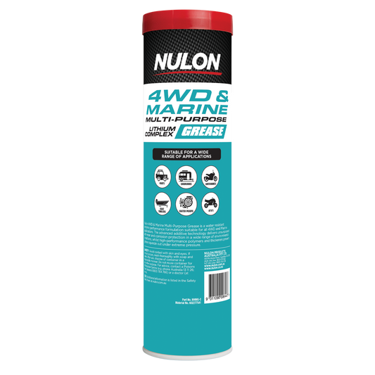 Nulon 4WD and Marine Multi Purpose Grease 450gm - Lithium Complex - Orange - Rust and Corrosion Protection – view 2