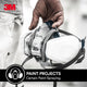 3M Painters Project Quick Latch Respirator - 1 Pair - 254mm x 244mm - Black