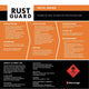 White Knight Rust Guard Metal Primer Paint 4L - Medium Grey - 4L - Rust Protection