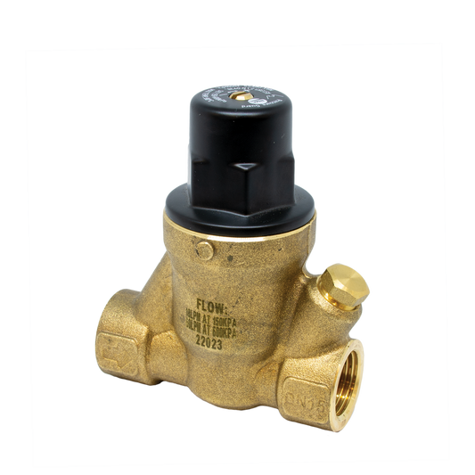 RMC Pressure Reducing Valve - 15mm - 150 - 600kPa - Adjustable - Compact - Auzzistore