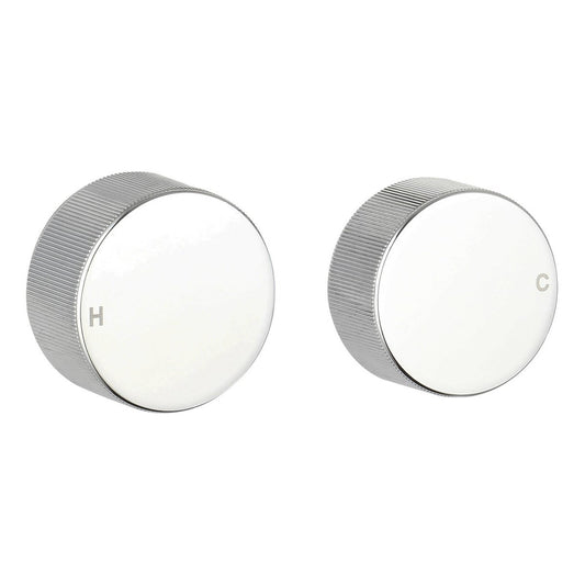 Mondella Chrome Resonance Wall Top Assembly - 1/4 Turn - Textured Handle - 240mm x 60mm x 1240mm