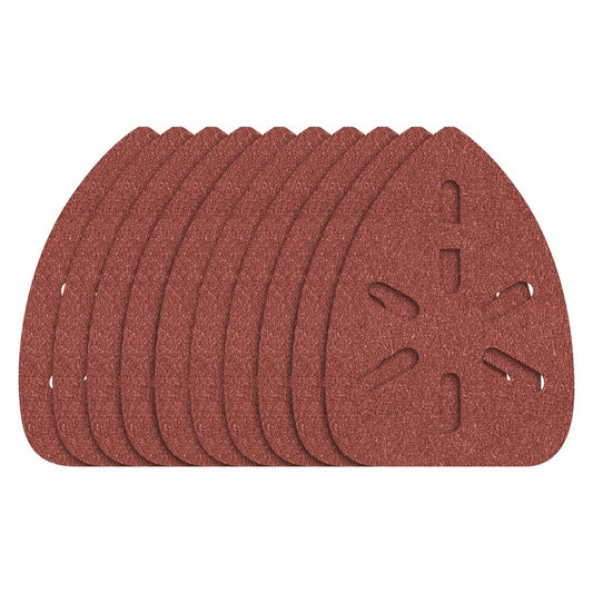 Ozito Detail Sander Sanding Sheets - 140 x 140 x 80mm - Paper - Coarse 60 Grit - 10 Pack - Auzzistore
