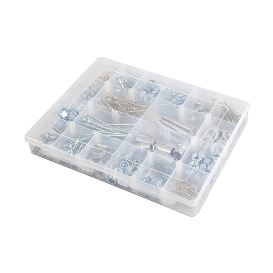 Craftright 20 Compartment Storage Box - 350mm x 270mm x 50mm - Translucent - Durable – view 2 - Auzzistore