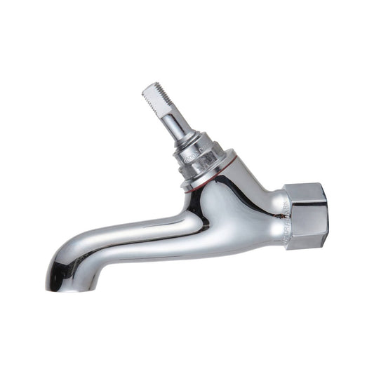 Shaw Mason Chrome Plated 45° Female Bib Pillar Tap - Brass - 140mm x 40mm x 95mm - 9L/min Flow Rate