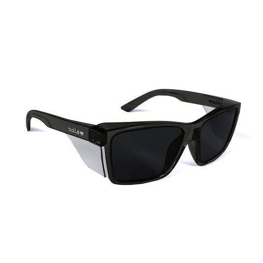 Boll Safety Smoke Stks 420 Safety Glasses - 150mm x 50mm x 140mm - Smoke Tint - Lightweight - Wrap-Around Design
