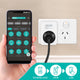 Arlec White Grid Connect Smart Plug In Socket With Energy Meter Single Pack