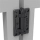KwikFit Gate Hinges - Plain Pivoting - 83mm - Polymer & Steel - Durable