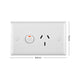DETA Solid Plate Single Power Point - 250V 10A - Polycarbonate - Durable