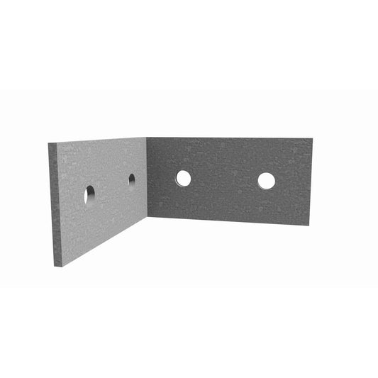 Dunnings Galvanised Angle Bracket 130x130x65mm 5mm Steel Heavy Duty - Auzzistore