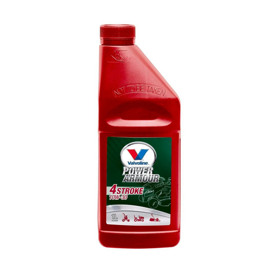 Valvoline Power Armour 10W30 4-Stroke Oil - 1L - Semi-Synthetic Engine Protection