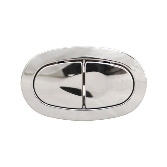 Fluidmaster Dual Flush Cistern Button 72 x 38mm Chrome Adjustable - Auzzistore