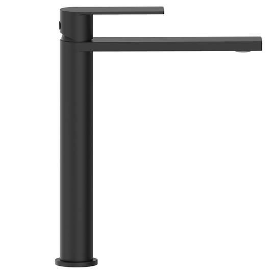 Mondella Black Matte Rococo Tall Basin Mixer - 273mm - Water-Saving – view 2