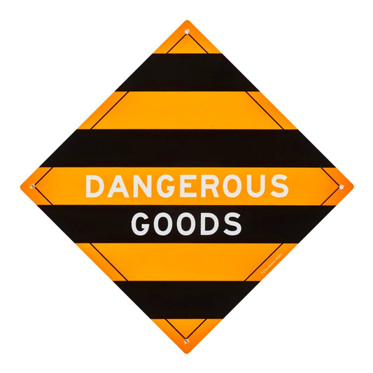 Sandleford Dangerous Goods Sign 270mm x 270mm Polypropylene UV Resistant - Auzzistore