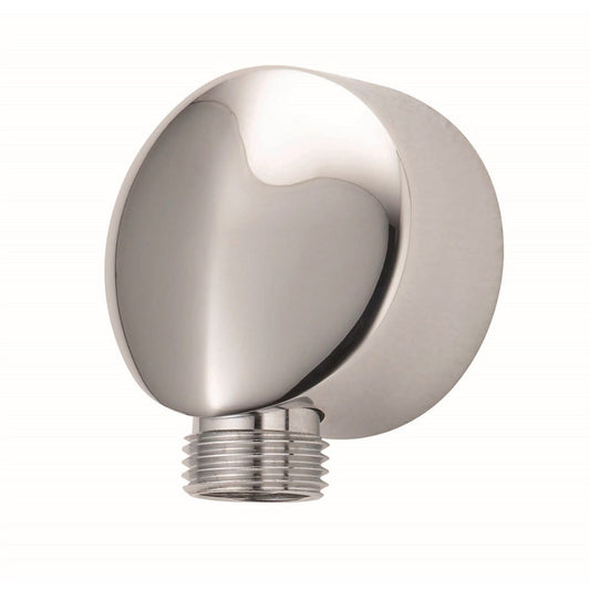 Flexispray Euro Wall Elbow - 50mm - Brass - Designer Chrome Finish