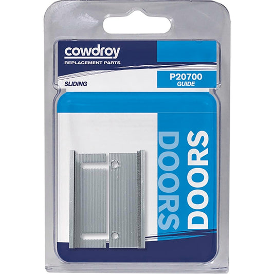 Cowdroy Adjustable Sliding Door Guide - 19-38mm - Aluminium - Easy Install - Auzzistore