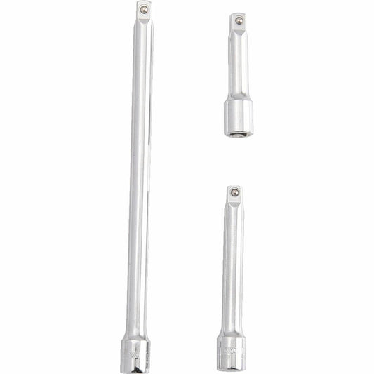 Kincrome 3 Piece Extension Bar Set 1/4 Drive Cr-V Steel Durable - Auzzistore