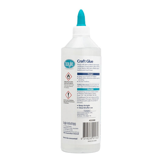 Boyle 500ml Adhesive Craft Glue - Quick Drying - Versatile for Handcrafts – view 2 - Auzzistore